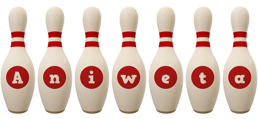Aniweta bowling-pin logo