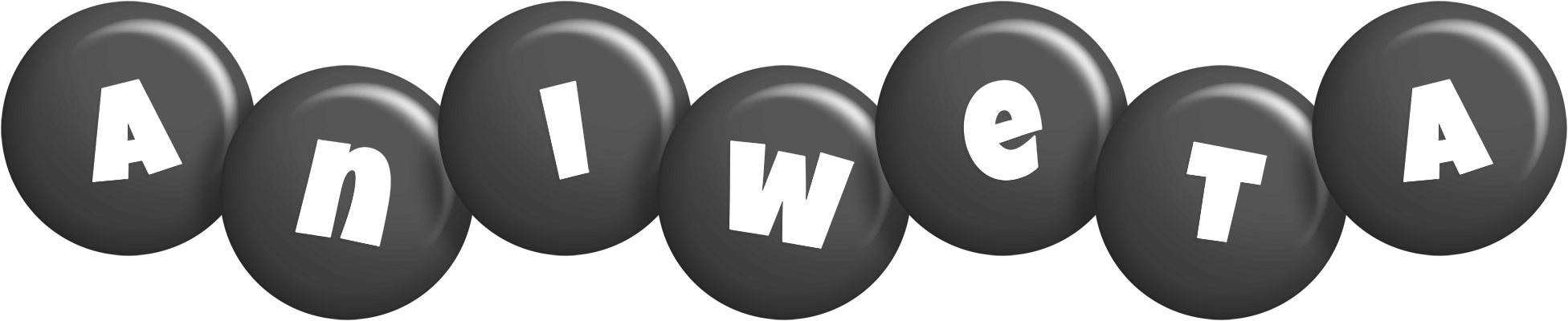Aniweta candy-black logo