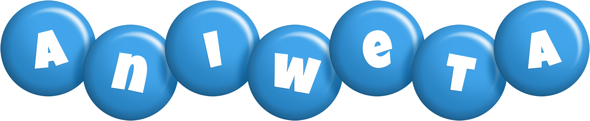 Aniweta candy-blue logo