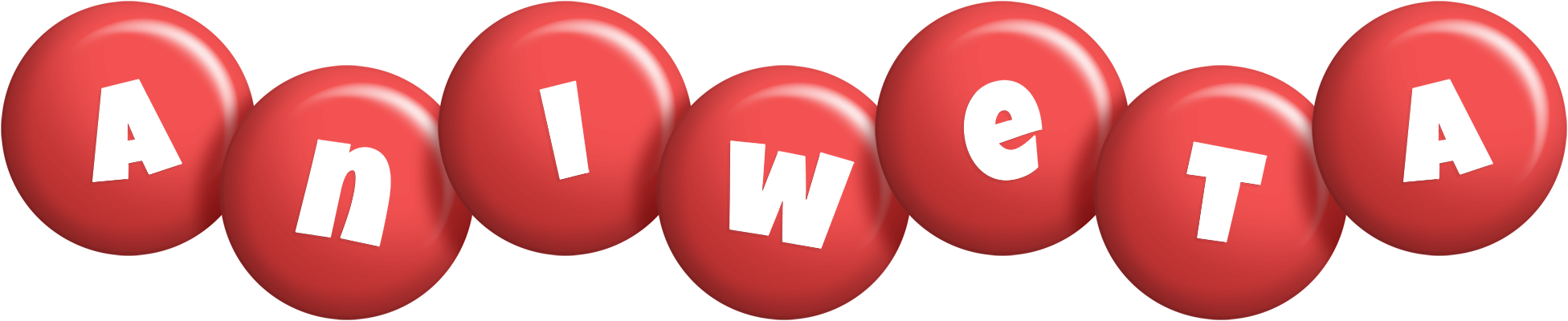 Aniweta candy-red logo