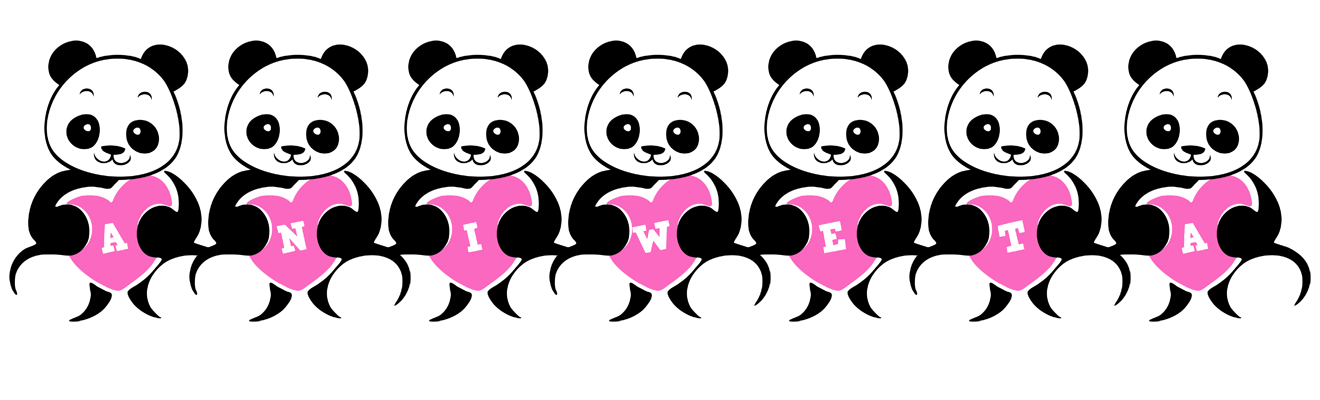 Aniweta love-panda logo