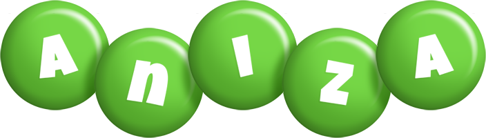 Aniza candy-green logo