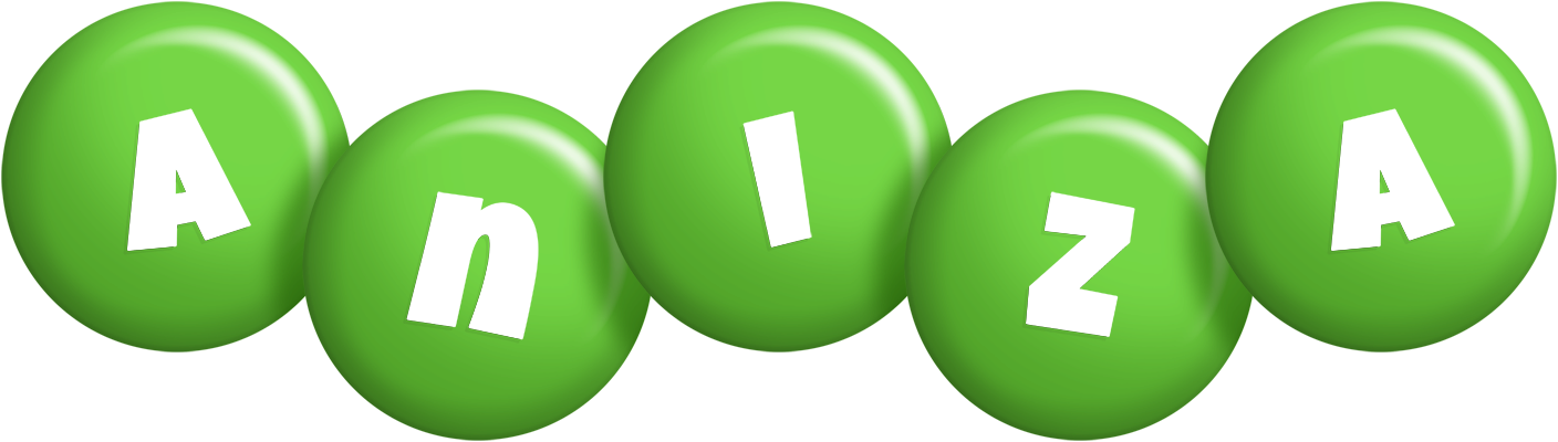Aniza candy-green logo