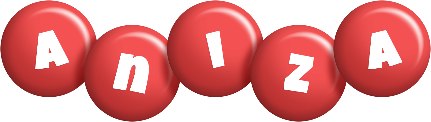 Aniza candy-red logo