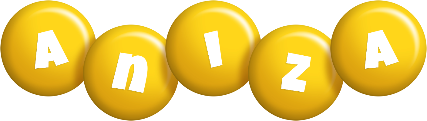Aniza candy-yellow logo