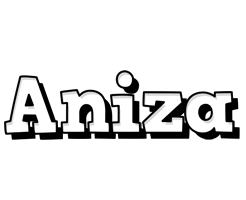 Aniza snowing logo