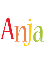 Anja birthday logo