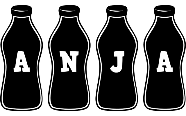 Anja bottle logo