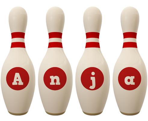 Anja bowling-pin logo
