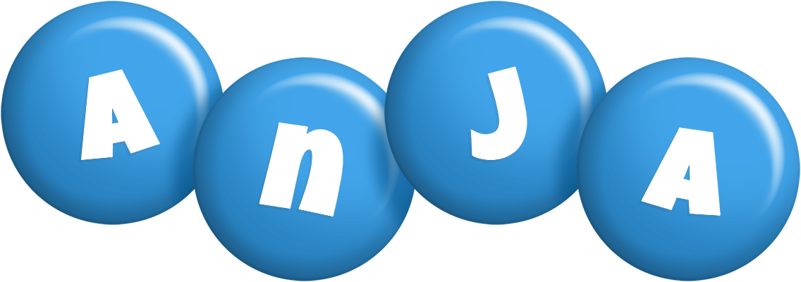 Anja candy-blue logo
