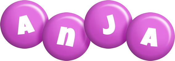 Anja candy-purple logo