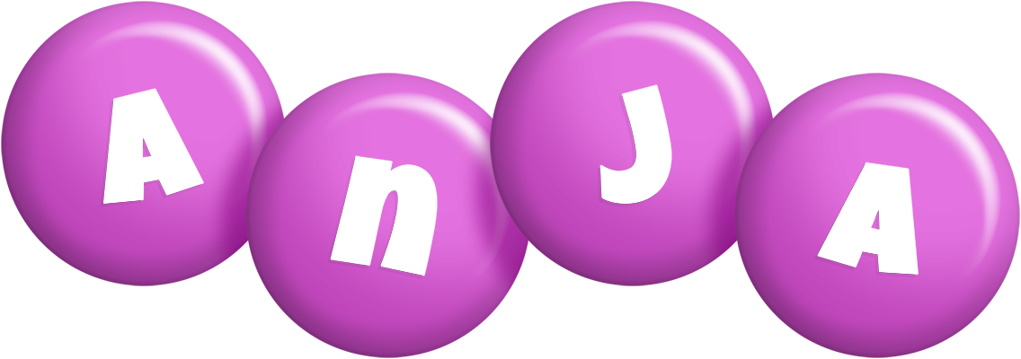Anja candy-purple logo