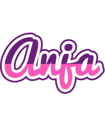 Anja cheerful logo