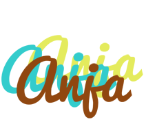 Anja cupcake logo