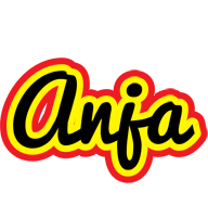 Anja flaming logo