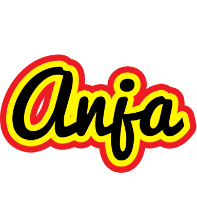 Anja flaming logo