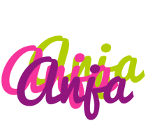 Anja flowers logo