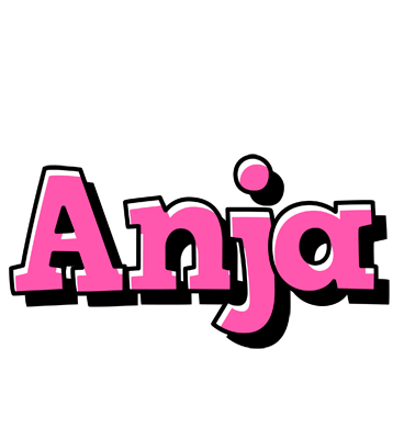 Anja girlish logo