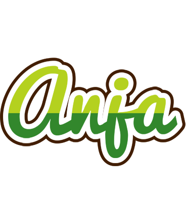 Anja golfing logo