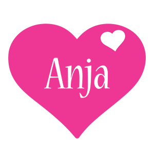Anja love-heart logo