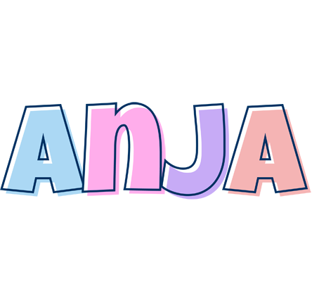 Anja pastel logo