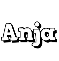 Anja snowing logo