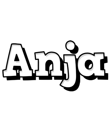 Anja snowing logo