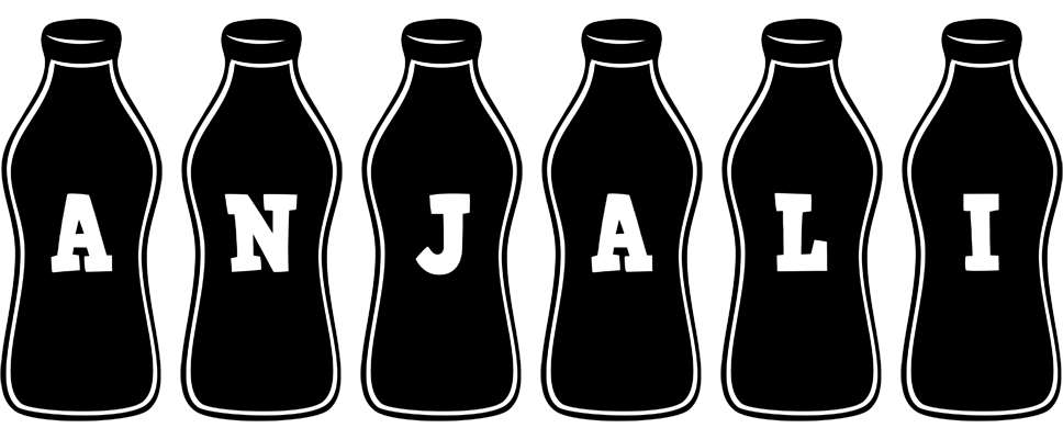 Anjali bottle logo