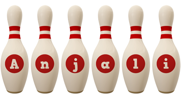 Anjali bowling-pin logo