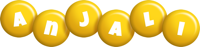Anjali candy-yellow logo