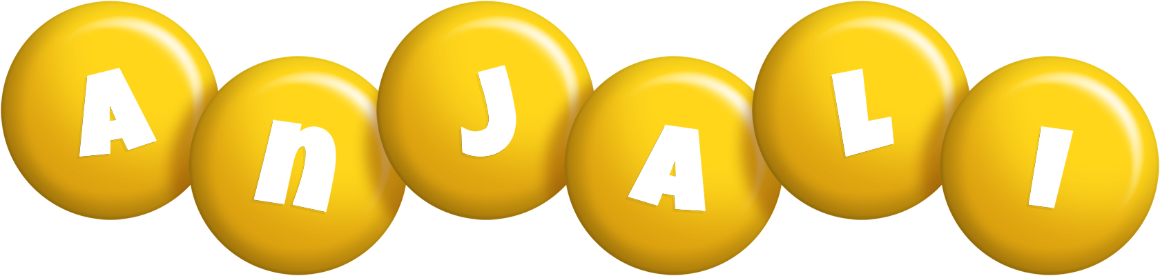 Anjali candy-yellow logo