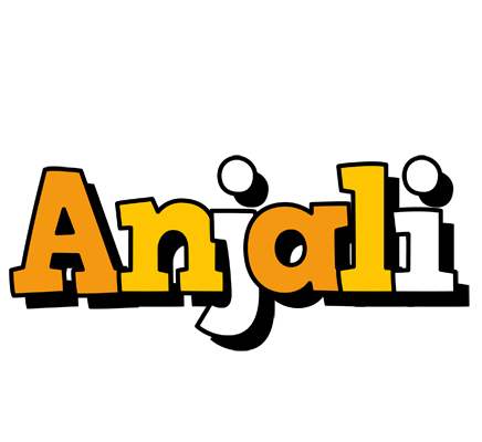 Anjali cartoon logo