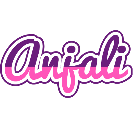Anjali cheerful logo