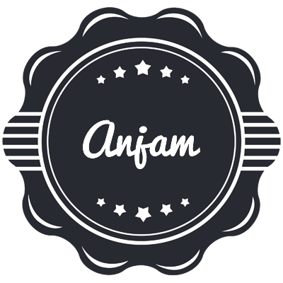 Anjam badge logo