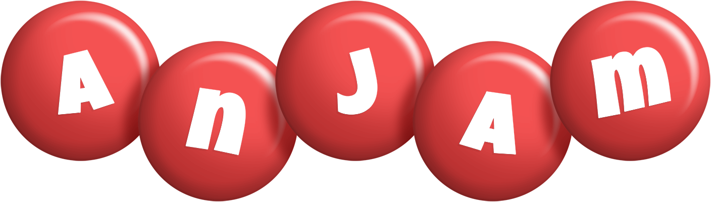 Anjam candy-red logo