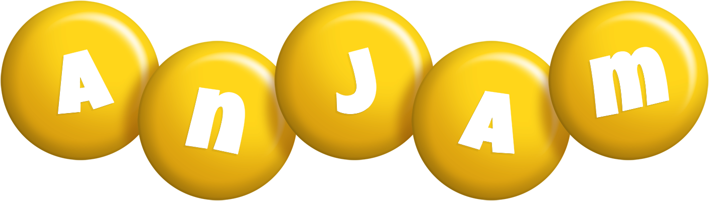 Anjam candy-yellow logo