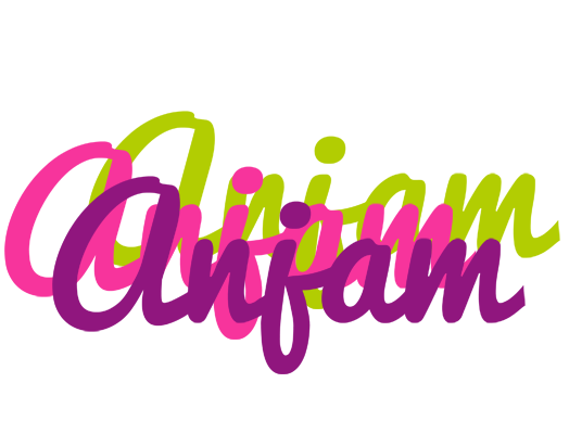 Anjam flowers logo