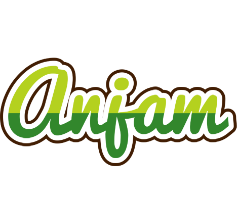 Anjam golfing logo