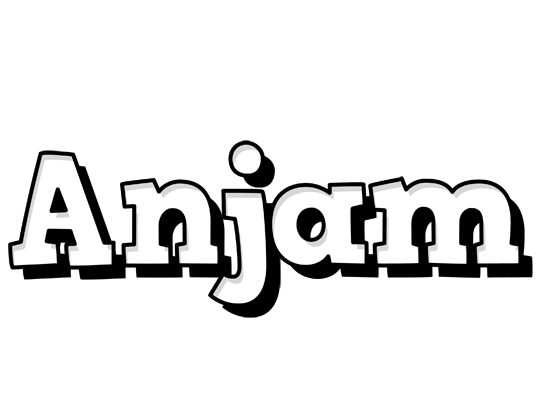Anjam snowing logo