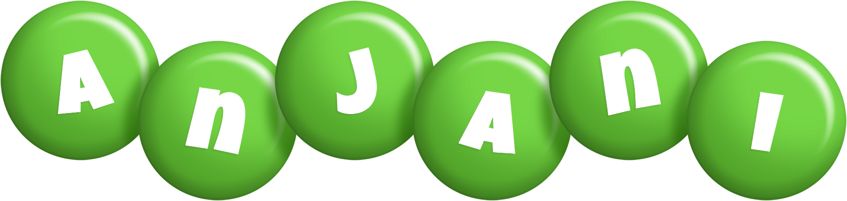 Anjani candy-green logo