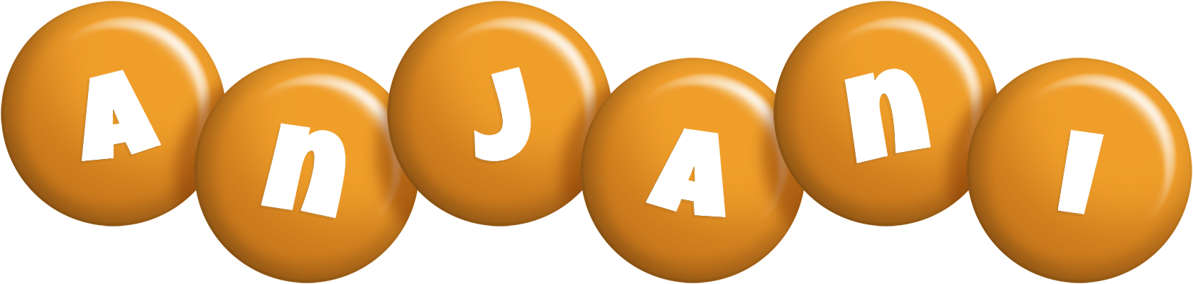 Anjani candy-orange logo
