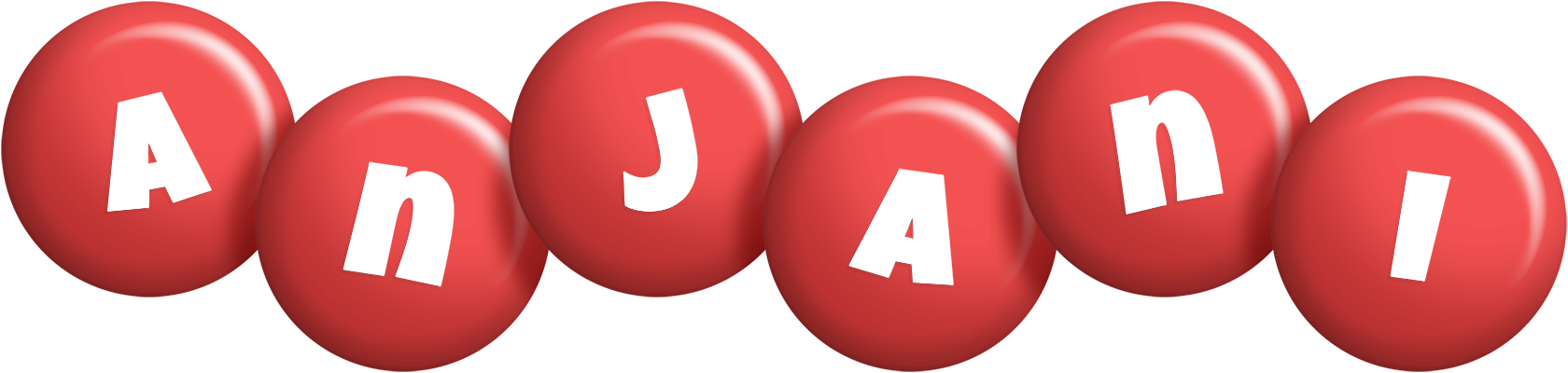 Anjani candy-red logo