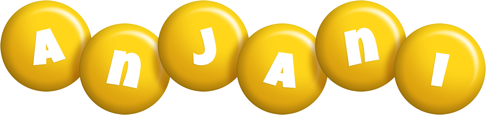 Anjani candy-yellow logo