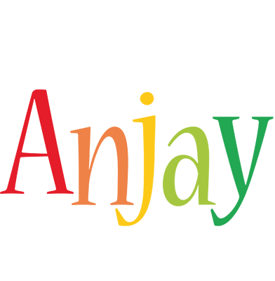 Anjay birthday logo