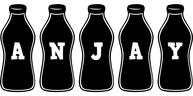 Anjay bottle logo