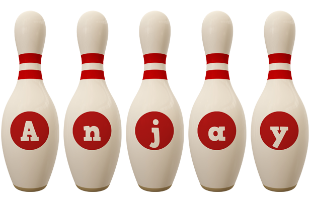 Anjay bowling-pin logo