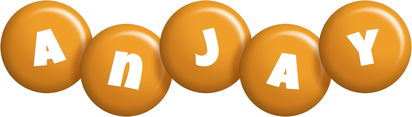 Anjay candy-orange logo