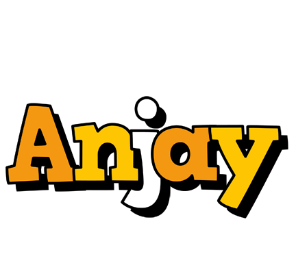 Anjay cartoon logo