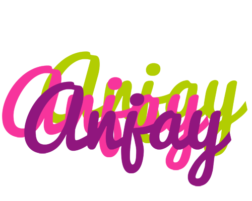 Anjay flowers logo