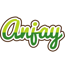 Anjay golfing logo